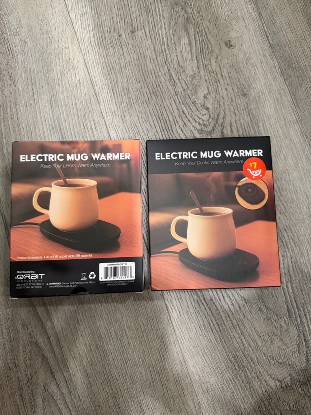 2 for $5 ! Electric Mug Warmer - Black - Keep Drinks Warm